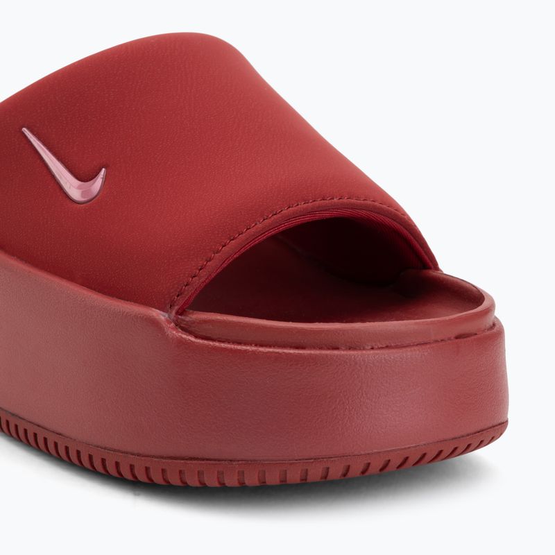 Damen-Pantoletten Nike Calm Elevation team crimson/peony 7