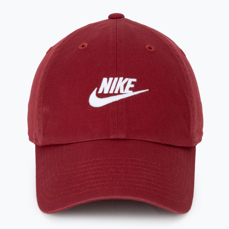 Basecap Nike Club Unstructured Futura Wash team crimson/white 2