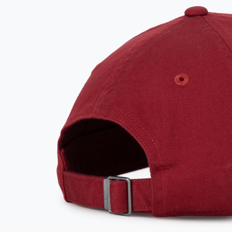 Basecap Nike Club Unstructured Futura Wash team crimson/white 4