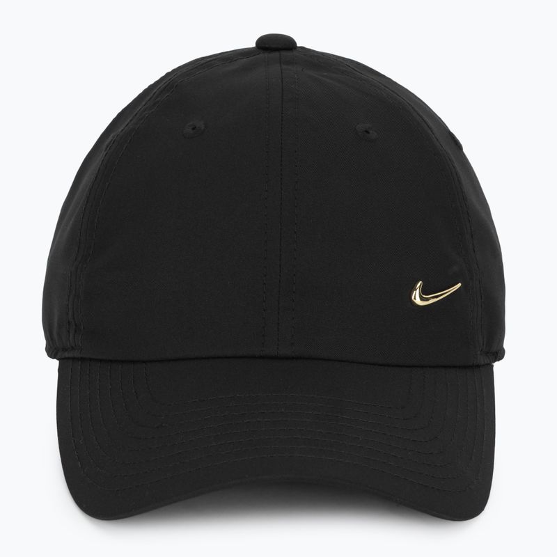 Basecap Nike Dri-Fit Club Unstructured Metal Swoosh black/metallic gold 2
