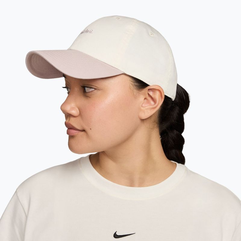 Basecap Nike Club Unstructured JDI sail/particle rose/particle rose 3