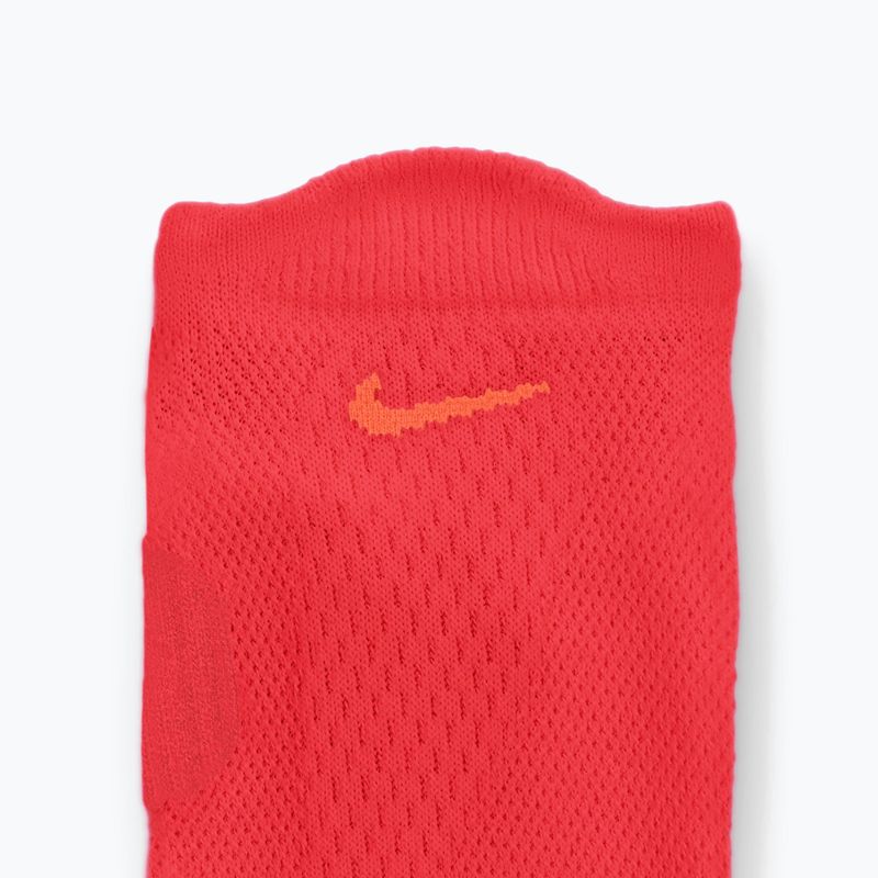 Socken Nike Running Midweight No-Show light crimson/turf orange/turf orange 4