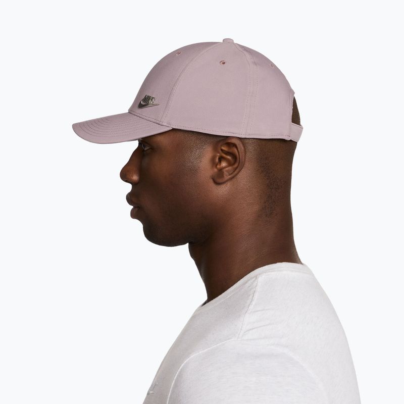 Basecap Nike Dri-Fit Club light violet ore/metallic silver 3