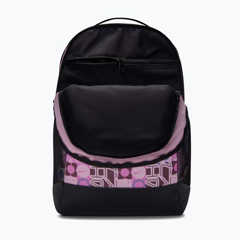 Trainingsrucksack Nike Brasilia 9.5 24 l black/pink foam/white 5