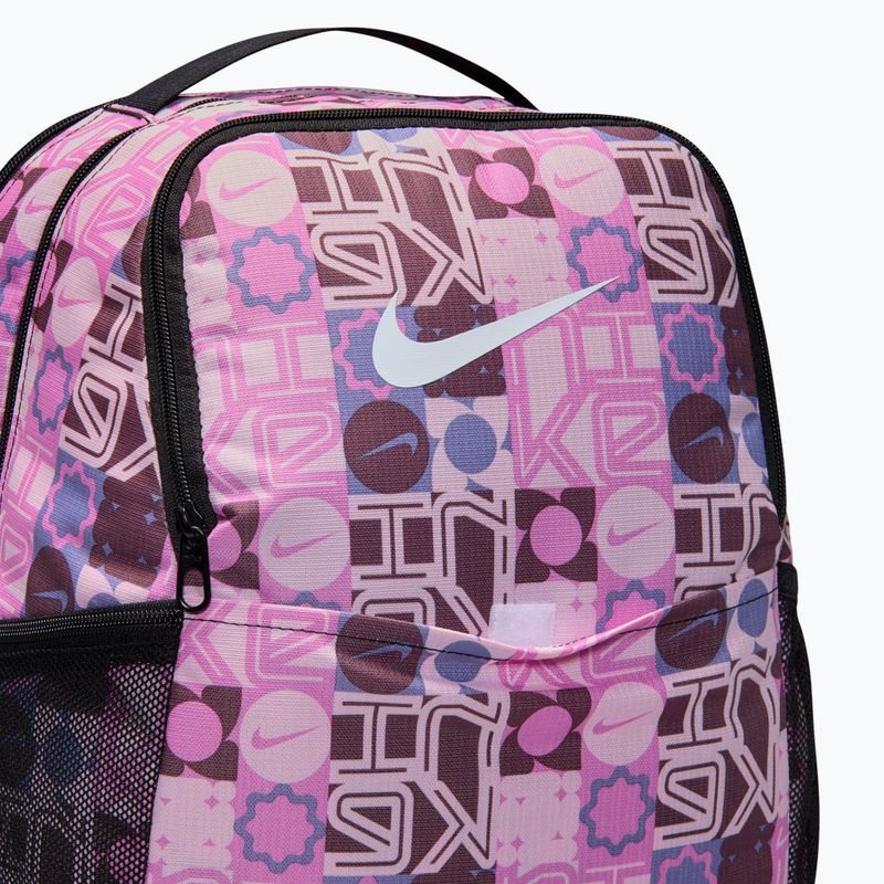 Trainingsrucksack Nike Brasilia 9.5 24 l black/pink foam/white 8