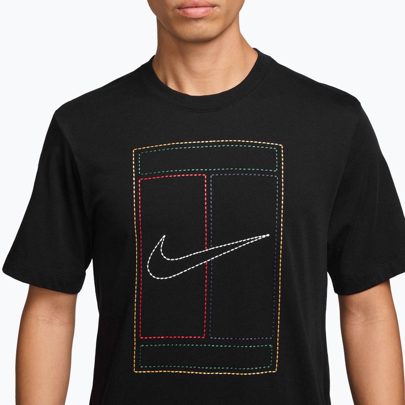 Herren-T-Shirt Nike Court Heritage black 3