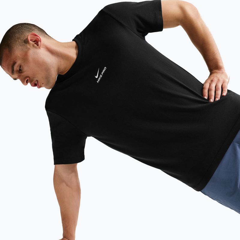 Trainings-T-Shirt Herren Nike Pro Dri-Fit black/white 6