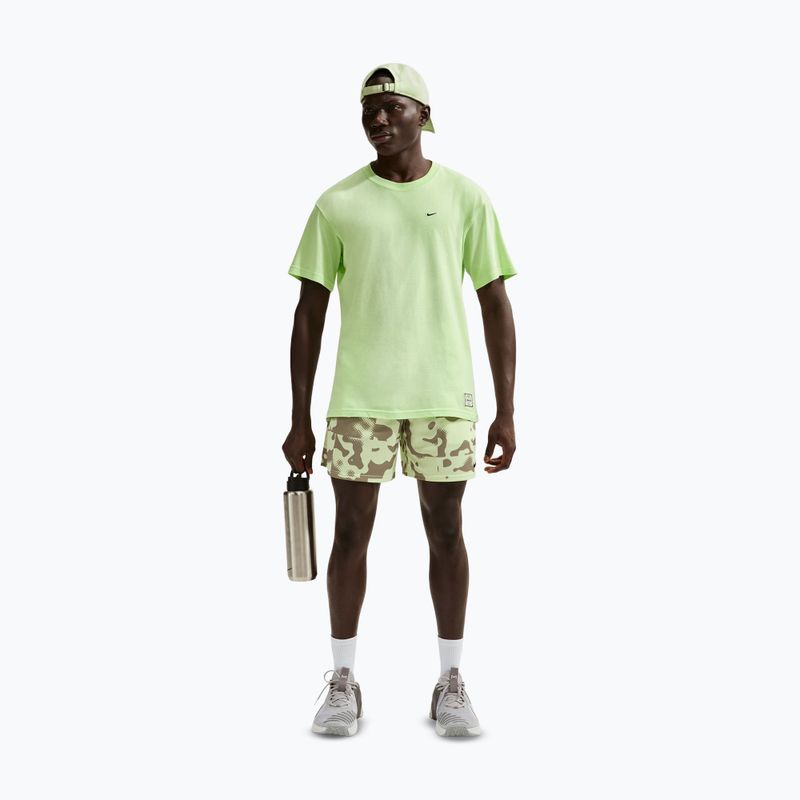 Trainings-T-Shirt Herren Nike N.A.C light liquid lime 2