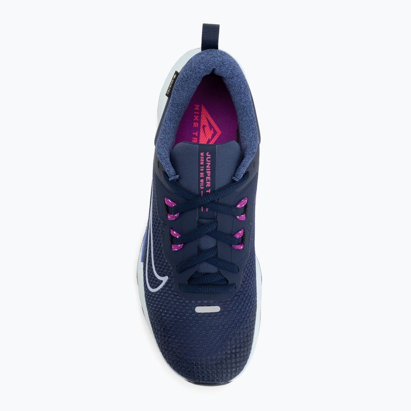 Damen-Laufschuhe Nike Juniper Trail 2 GORE-TEX midnight navy/sapphire/glacier blue 5