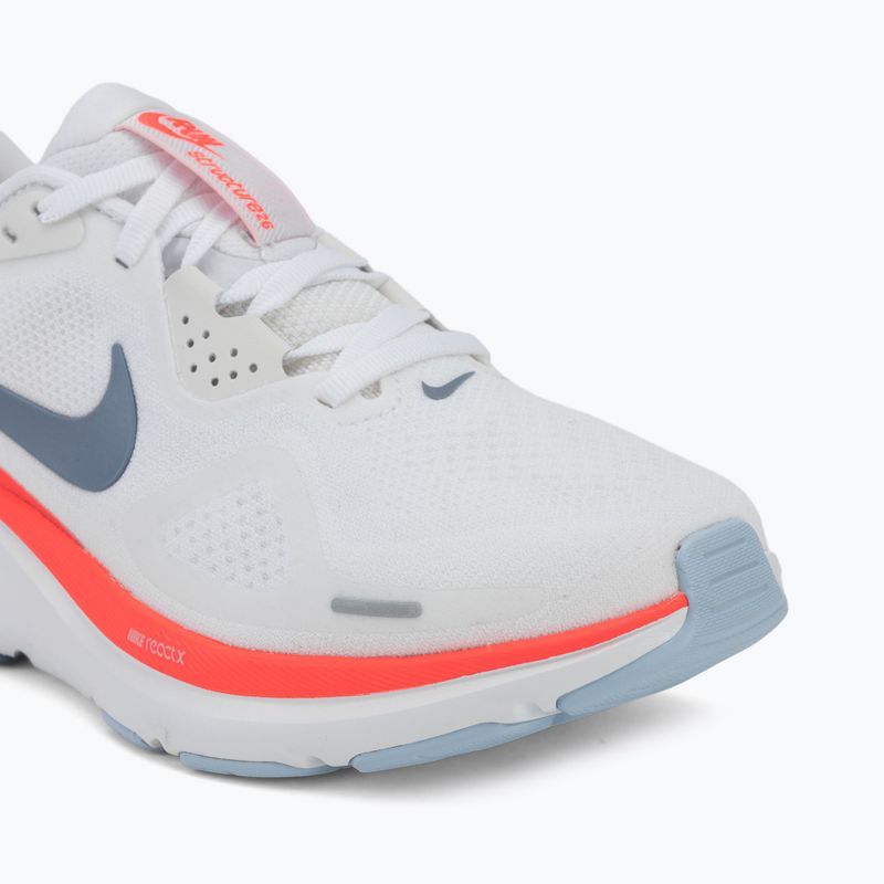Damen-Laufschuhe Nike Structure 26 white/hot lava/hydrogen blue/ashen slate 7