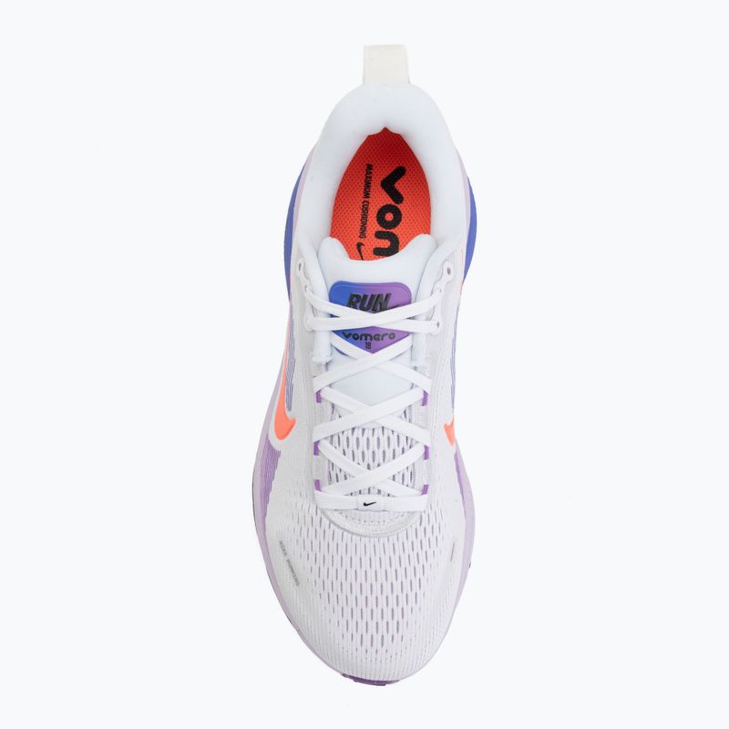 Damen-Laufschuhe Nike Vomero 18 white/violet mist/sapphire/hot lava 5
