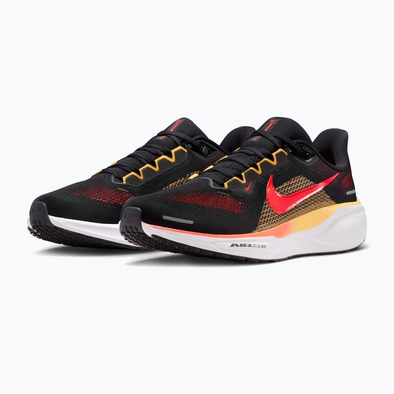 Nike Pegasus 41 Herren-Laufschuhe black/topaz gold/bright crimson 3