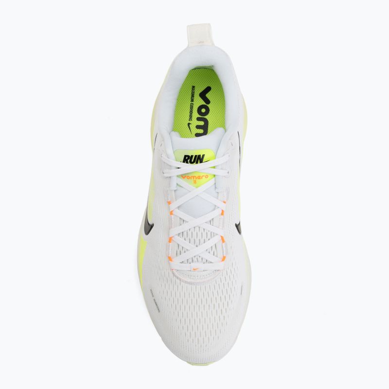 Herren-Laufschuhe Nike Vomero 18 white/volt/barely volt/black 5