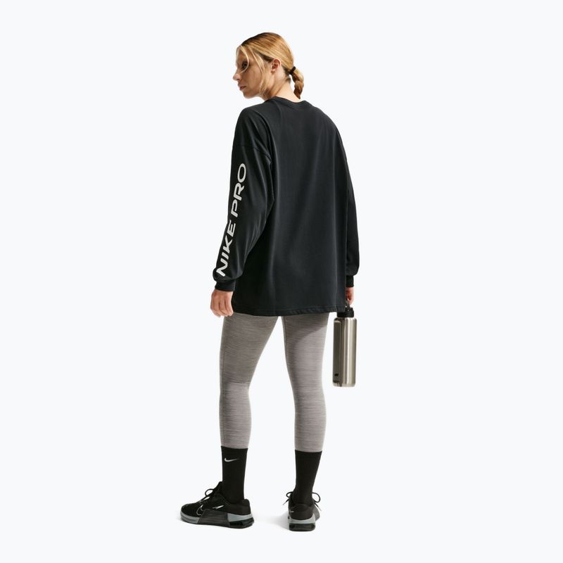 Damen-Longsleeve Nike Dri-Fit black/white 3