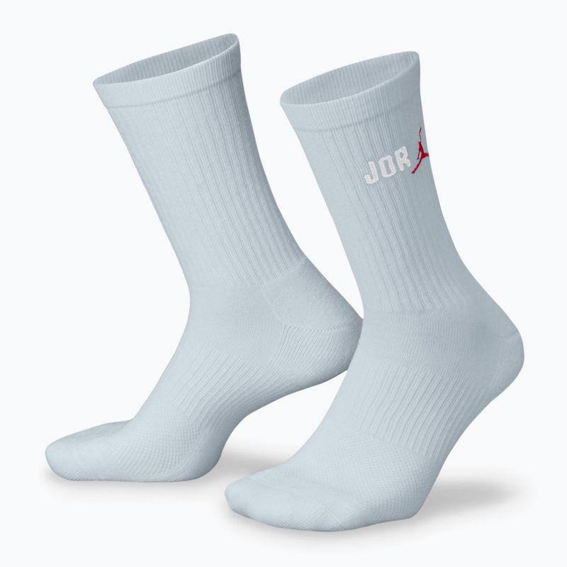 Socken Jordan Everyday Crew 1 Paar aura/white/university red