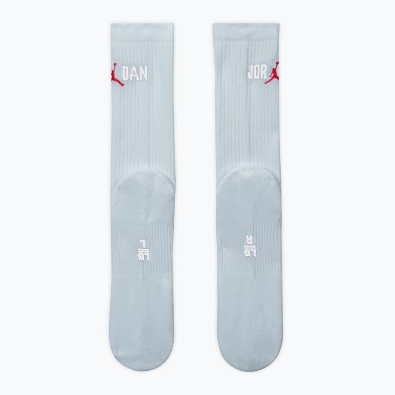 Socken Jordan Everyday Crew 1 Paar aura/white/university red 3