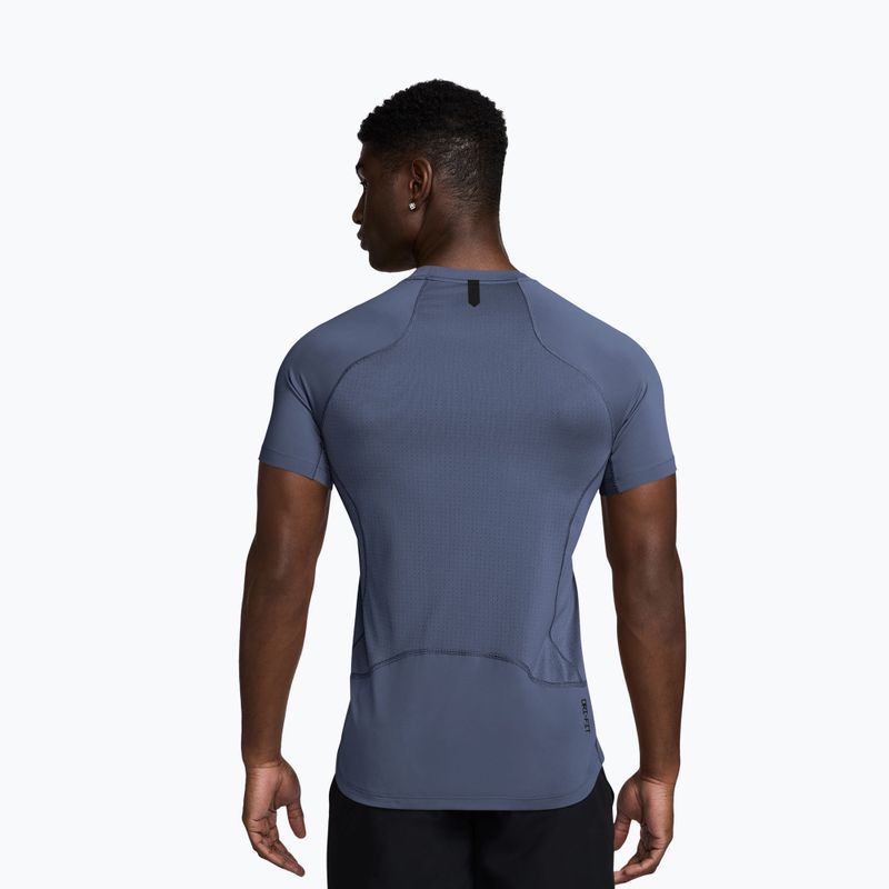 Herren-Trainingsshirt Nike Pro Training Dri-Fit diffused blue/black 2