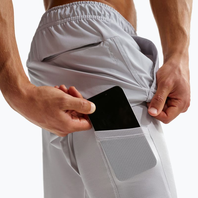 Herren-Shorts Nike Unlimited 2in1 Dri-Fit 7" grey fog/grey fog/black/grey fog 7
