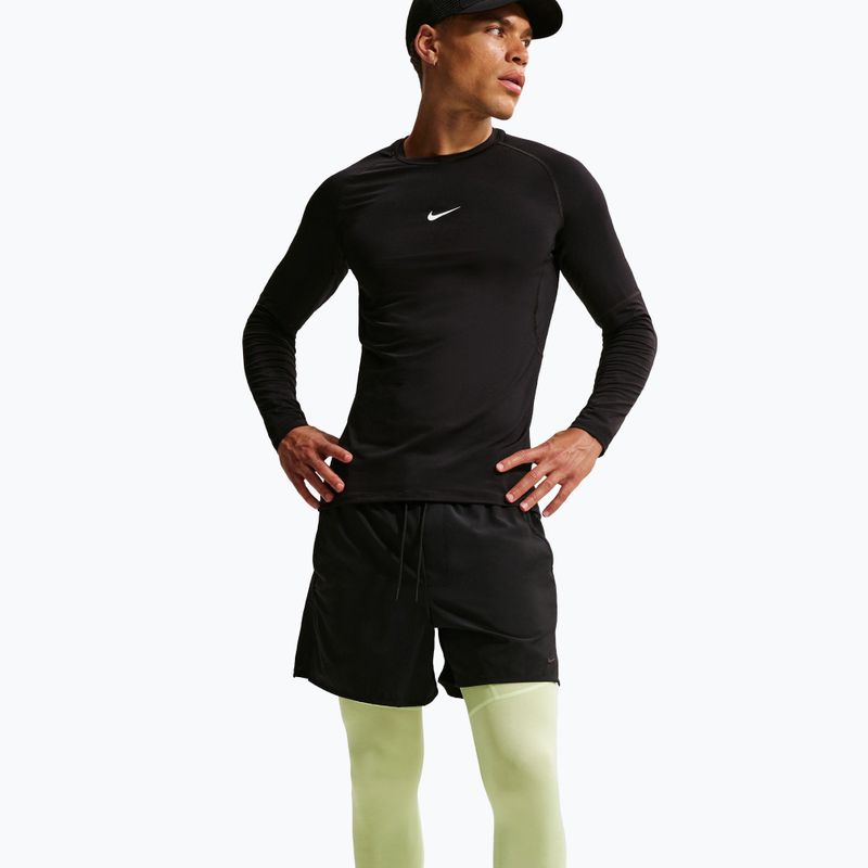 Herren-Trainingstights Nike Pro Dri-Fit Tight Fitness light liquid lime/black 5