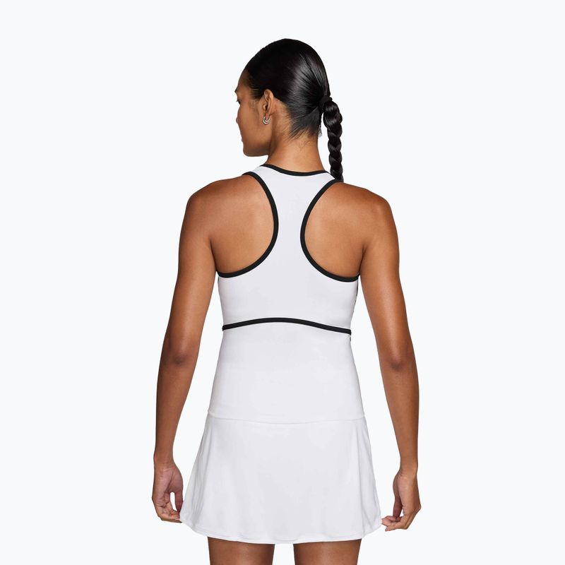 Damen-Tennis-Top Nike Advantage Dri-Fit Tank white/black 2