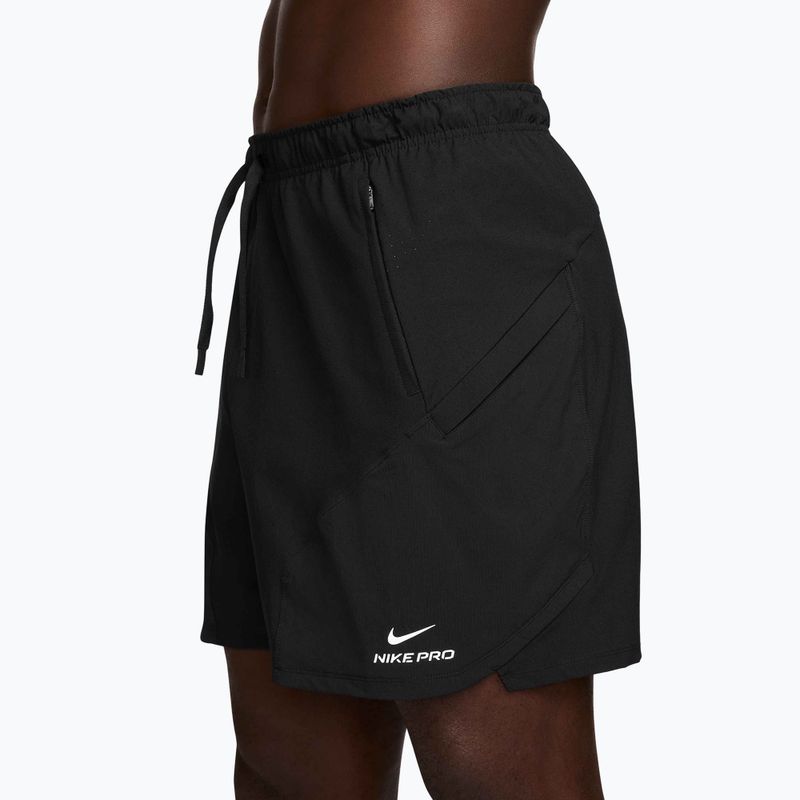 Herren-Shorts Nike Pro Training Dri-Fit 6" black/black/white 3