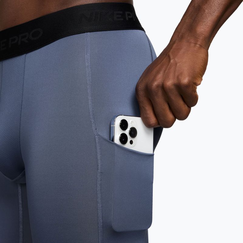 Herren Trainingstights Nike Pro Dri-Fit Tight diffused blue/black 3