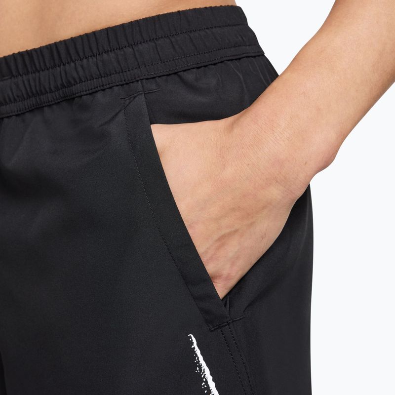 Herren-Trainingsshorts Nike Form Dri-Fit GFX 7" black/white 4