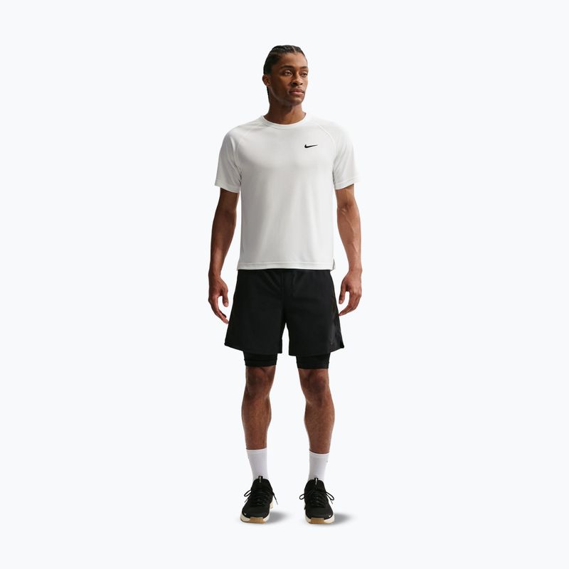 Trainings-T-Shirt Herren Nike Flex white/black 2
