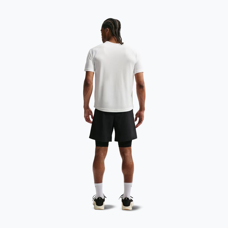 Trainings-T-Shirt Herren Nike Flex white/black 3