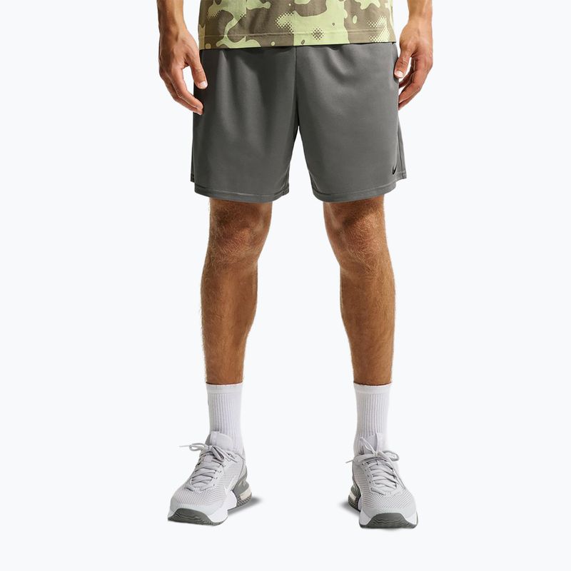 Herren-Trainingsshorts Nike Flex smoke grey/black