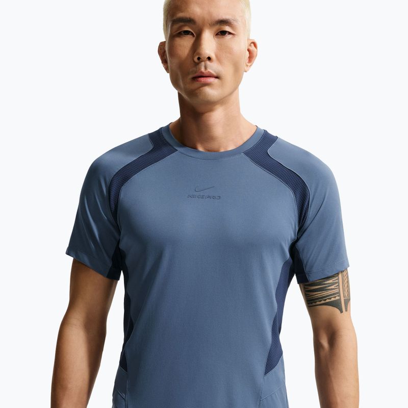 Herren-Trainingsshirt Nike Pro Training Dri-Fit diffused blue/diffused blue 4