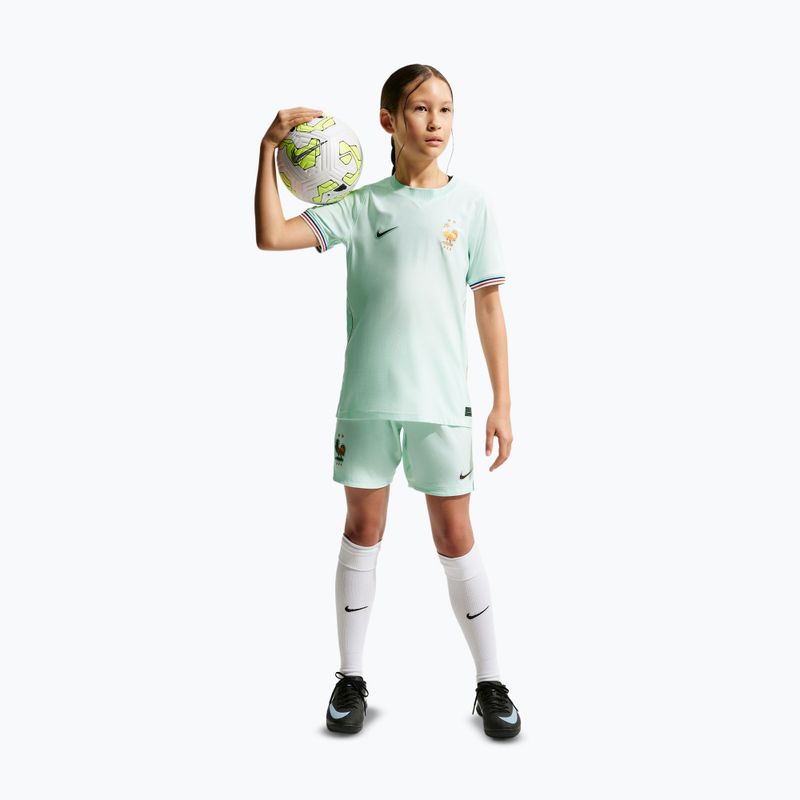 Kinder-Fußballtrikot Nike FFF 2026 Stadium Away igloo/monarch/monarch 5