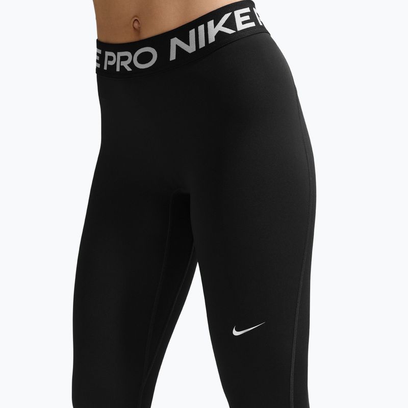 Damenleggings Nike Pro Mid-Rise Full black/white 5