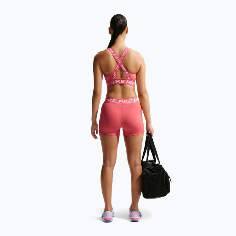 Damen-Shorts Nike Pro Mid-Rise Biker 3" sea coral/white 3