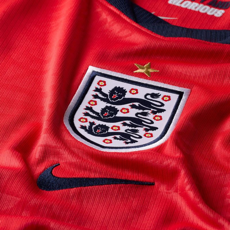 Herren-Fußballtrikot Nike England 2026 Stadium Away speed red/obsidian/white/obsidian 9