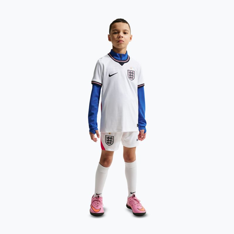 Kinder-Fußballtrikot Nike England 2026 Stadium Home white/speed red/obsidian/obsidian 6