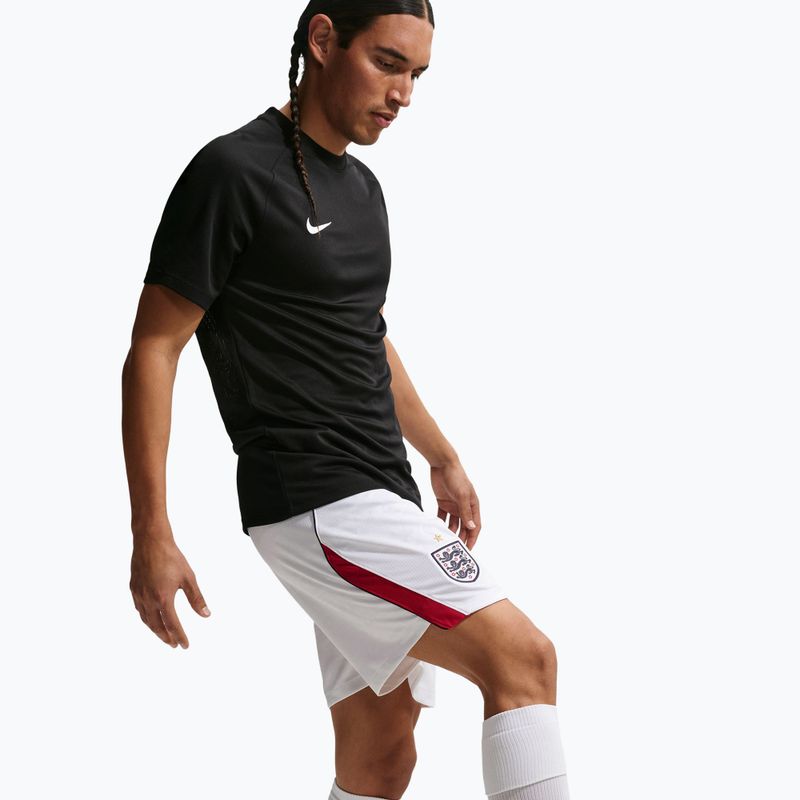 Herren-Fußballshorts Nike England 2026 Stadium Home Soccer Replica white/speed red/obsidian/obsidian 5