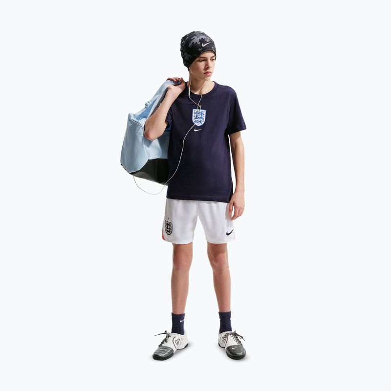 Kinder-Fußballshorts Nike England 2026 Stadium Home white/speed red/obsidian/obsidian 2