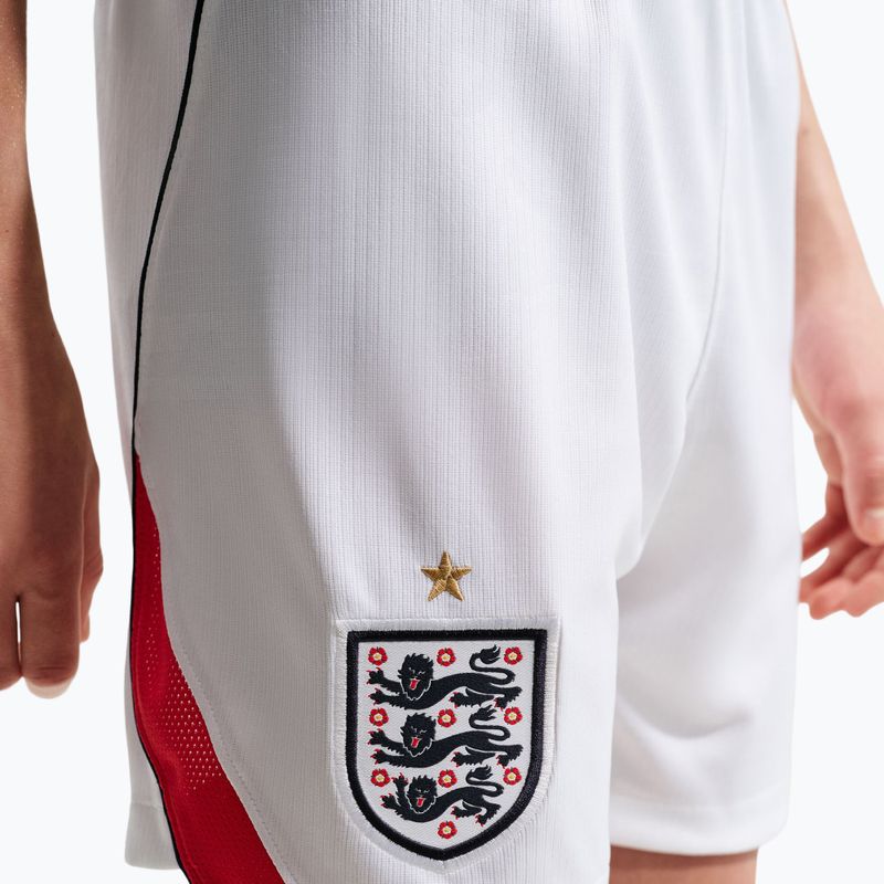 Kinder-Fußballshorts Nike England 2026 Stadium Home white/speed red/obsidian/obsidian 4