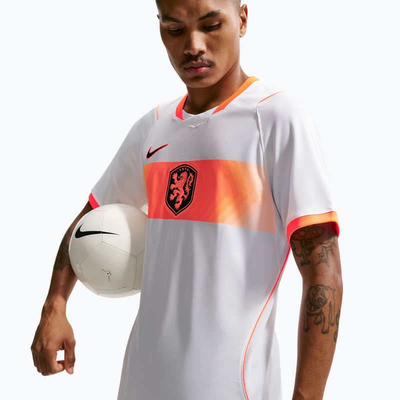 Herren-Fußballtrikot Nike Netherlands 2026 Stadium Away white/hyper crimson/black 5