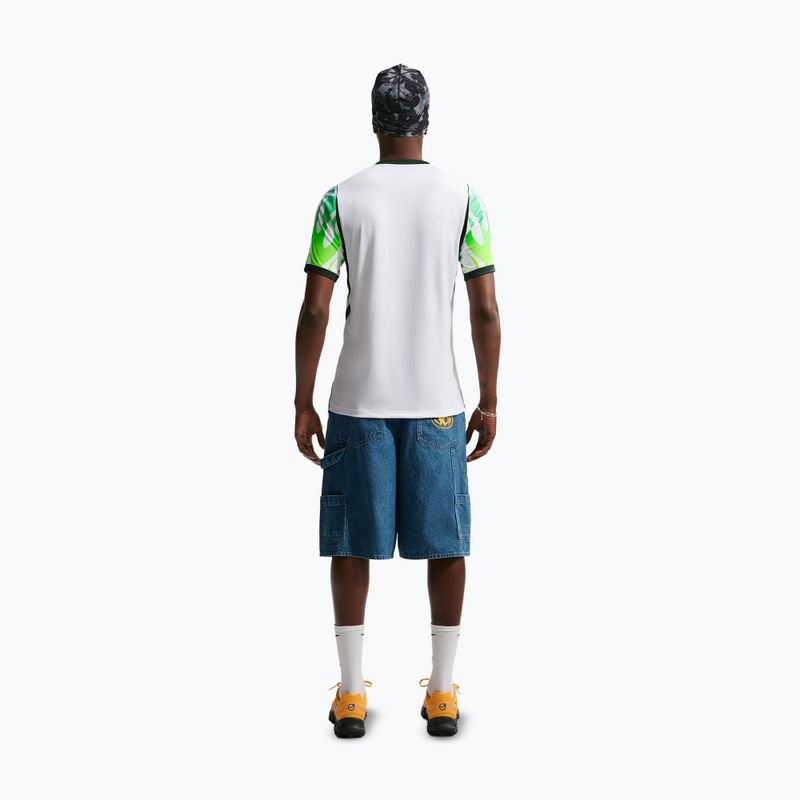 Herren-Fußballtrikot Nike Nigeria 2026 Stadium Away white/green glow/black 3