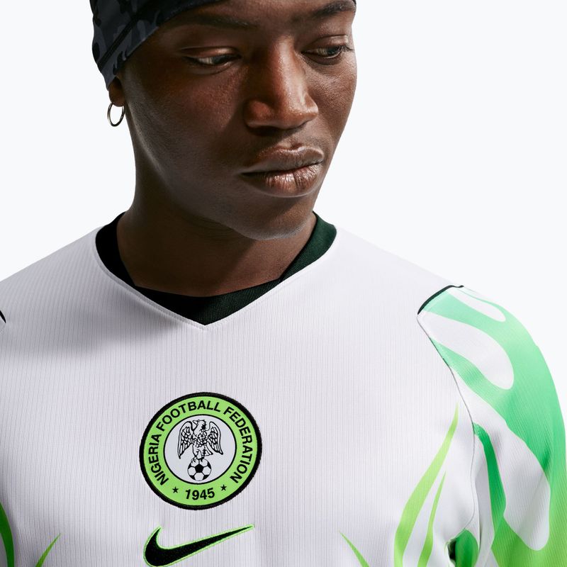 Herren-Fußballtrikot Nike Nigeria 2026 Stadium Away white/green glow/black 5