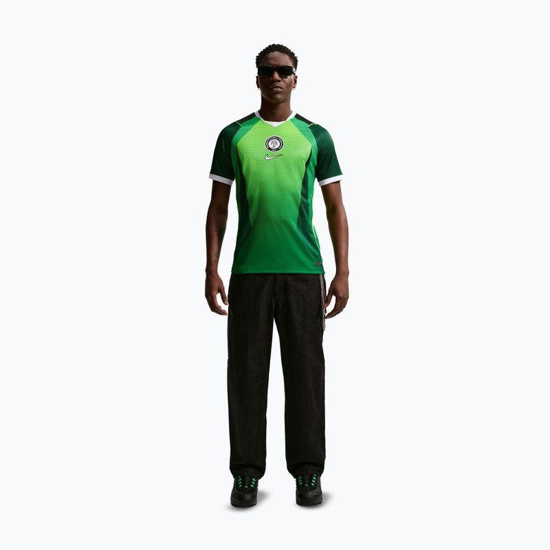 Herren-Fußballtrikot Nike Nigeria 2026 Stadium Home pine green/electric green/white 2