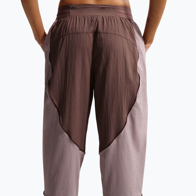 Damen-Laufhose Nike Swift UV Repel Mid-Rise tattoo/light violet ore 5