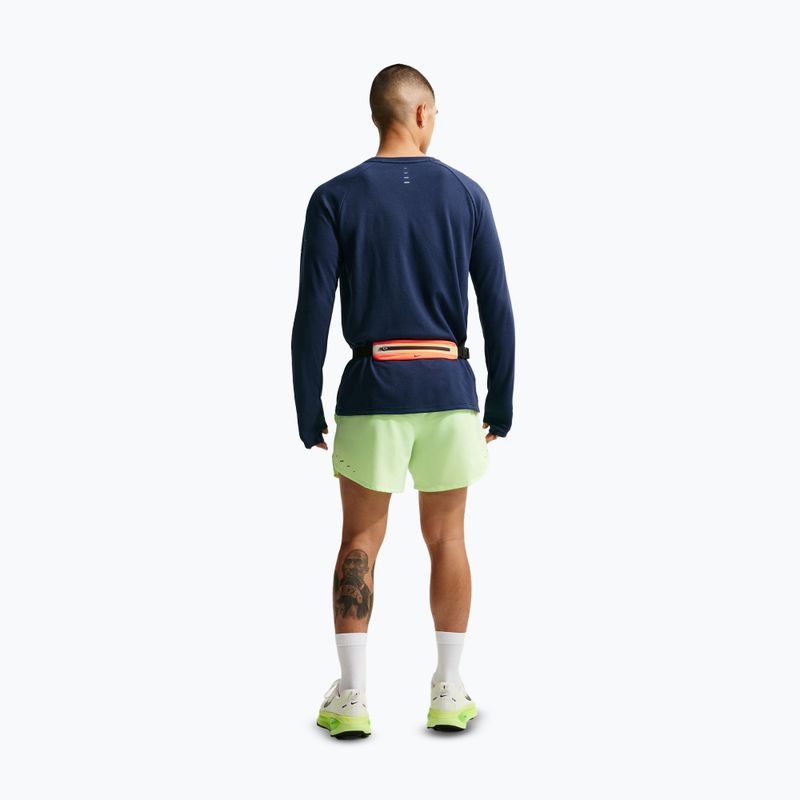 Lauf-Longsleeve Herren Nike Stride Dri-Fit Waffle Crew midnight navy 3