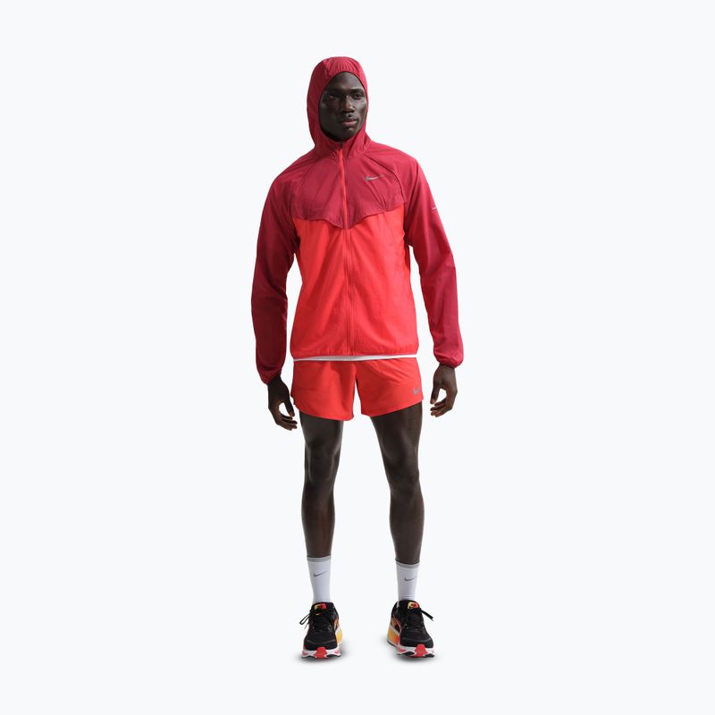 Herren-Laufjacke Nike Stride Repel UV team crimson/light crimson 2
