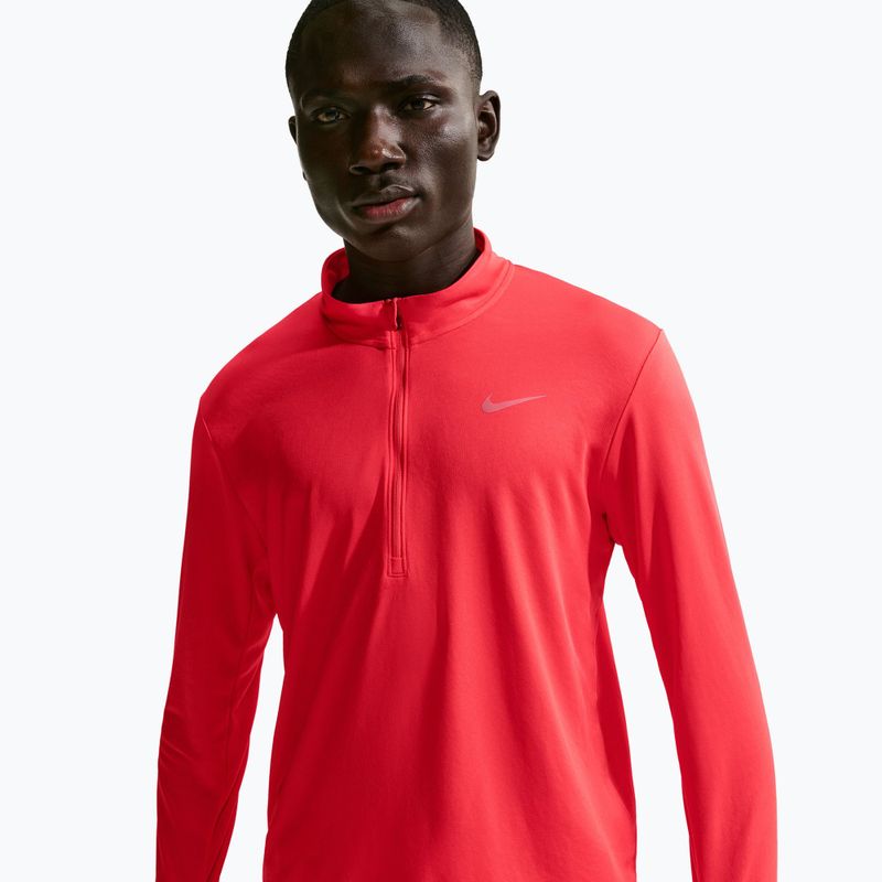 Herren-Laufpullover Nike Pacer Dri-Fit 1/2 Zip light crimson