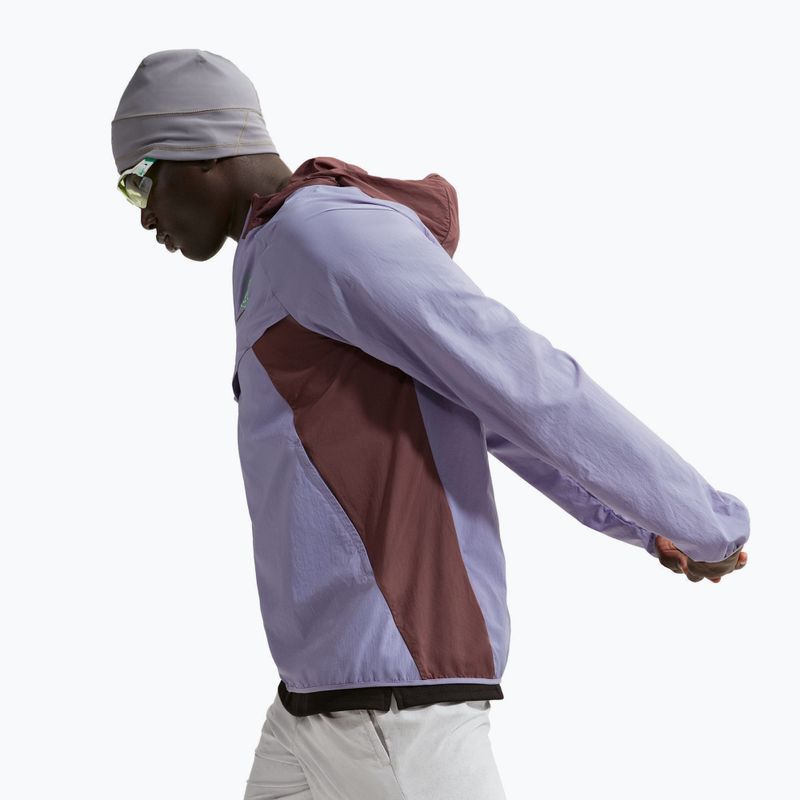 Herren-Laufjacke Nike Fly Nike Stride iron purple/tattoo 5