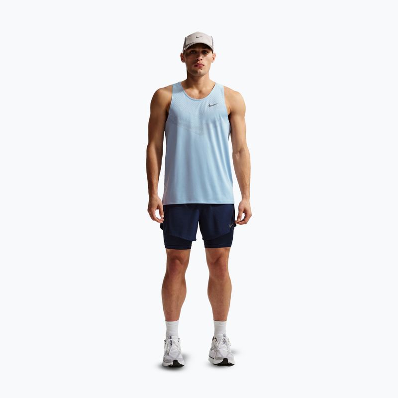 Herren-Laufshorts Nike Stride Dri-Fit Hybrid 5" midnight navy 2