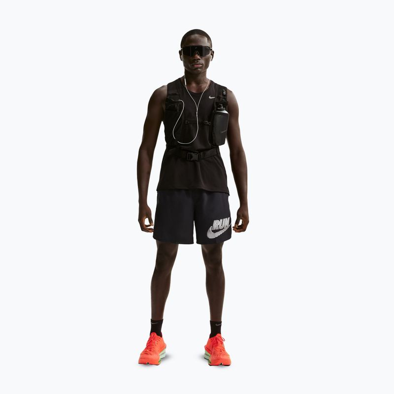 Herren-Shorts Nike Challenger Dri-Fit Brief-Lined 7" Black/White 2